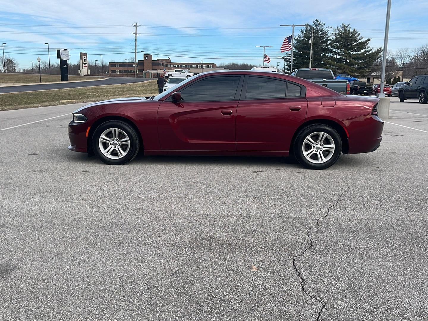 Used 2021 Dodge Charger SXT with VIN 2C3CDXBG0MH514716 for sale in Logansport, IN