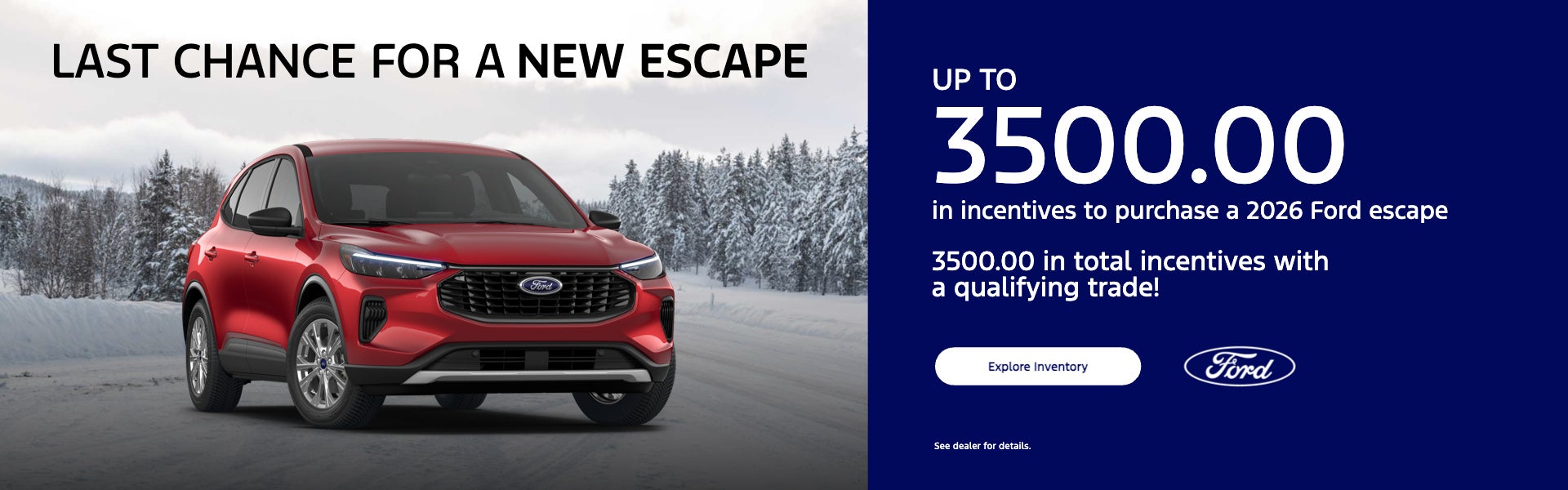 Last chance for a New Escape